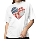 Patriotic Patchwork Americana Women's T-shirt