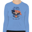 In God We Trust American Eagle 1776 Women's Long Sleeve