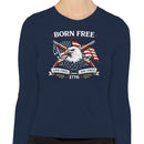 Born Free Live Free Die Free 1776 Eagle Women's Tee