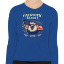 Patriotic Eagle 1776 USA Women's Long Sleeve