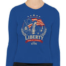 Liberty Born of Courage Est. 1776 Women's Long Sleeve