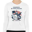 Endowed By Their Creator 1776 Women's Long Sleeve