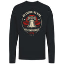 No Crown No King Liberty Bell 1776 Men's Long Sleeve