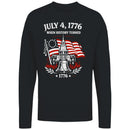 July 4, 1776 When History Turned Men's Long Sleeve