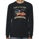 Land of the Free Eagle Men's Long Sleeve T-Shirt