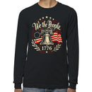 We the People 1776 Liberty Bell Flag Men's Long Sleeve