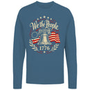 We the People 1776 Liberty Bell Flag Men's Long Sleeve