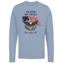 In God We Trust American Eagle 1776 Men's Long Sleeve