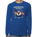 Patriotic Eagle 1776 USA Men's Long Sleeve T-Shirt