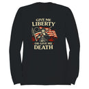 Patriotic Women's Sweatshirt - Give Me Liberty or Death