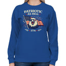 Patriotic As Hell Eagle 1776 Women's Sweatshirt