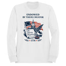 Endowed By Their Creator 1776 Women's Sweatshirt