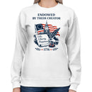 Endowed By Their Creator 1776 Women's Sweatshirt
