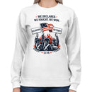 We Declared We Fought We Won 1776 Women's Hoodie
