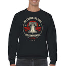 No Crown No King Liberty Bell 1776 Men's Sweatshirt