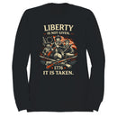 Liberty Is Not Given 1776 Men's Sweatshirt