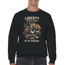 Liberty Is Not Given 1776 Men's Sweatshirt