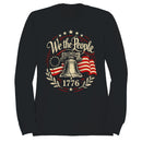 We the People 1776 Liberty Bell Flag Men's Sweatshirt