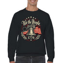 We the People 1776 Liberty Bell Flag Men's Sweatshirt