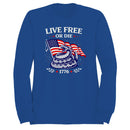 Live Free or Die 1776 Patriotic Snake Sweatshirt