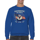 Patriotic As Hell Eagle 1776 Men's Sweatshirt