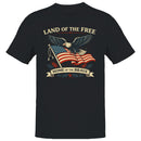 Men's T-shirt - Land of the Free Home of the Brave Eagle