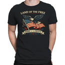 Men's T-shirt - Land of the Free Home of the Brave Eagle