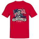 Live Free or Die 1776 Patriot Men's T-shirt