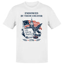 Endowed By Their Creator 1776 Liberty Men's T-shirt