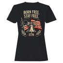 Born Free Stay Free Liberty Bell Women's T-shirt