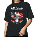 July 4, 1776 When History Turned Women's T-shirt