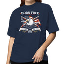 Born Free Live Free Die Free 1776 Eagle Women's T-shirt