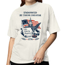 Endowed By Their Creator 1776 Liberty Women's T-shirt
