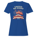 United We Stand Land of the Free 1776 Women's T-shirt