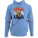 USA Founding Father Skateboarding Men's Hoodie