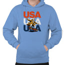 USA Founding Father Skateboarding Men's Hoodie