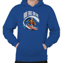 Ride Free Or Die Surf Patriotic Men's Hoodie