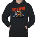 Men's Hoodie - Party On America Founding Father
