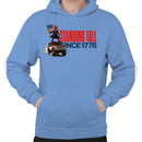 Patriotic Men's Hoodie - Standing Tall Since 1776