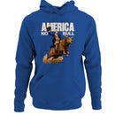 Women's Hoodie - America No Bull Patriotic Rider