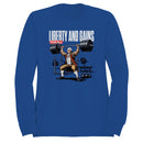 Weightlifting Men's Sweatshirt - Liberty and Gains