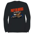 Party On America Founding Father Men's Sweatshirt