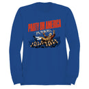 Party On America Founding Father Men's Sweatshirt