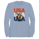 USA Founding Father Skateboarding Women's Hoodie