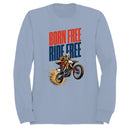 Born - Ride Free Patriotic Biker Women's Hoodie