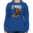 America No Bull Patriotic Women's Sweatshirt