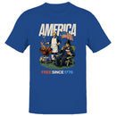 America Free Since 1776 BBQ Party T-shirt