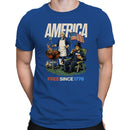 America Free Since 1776 BBQ Party T-shirt