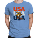 USA Founding Father Skateboarding Men's T-shirt