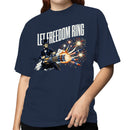 Let Freedom Ring Patriotic Fireworks Women's T-shirt